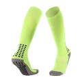 Benutzerdefinierte Handtuchboden Anti-Rutsch Fußball Sport High Knee Herren Socken Silikon Antirutsch